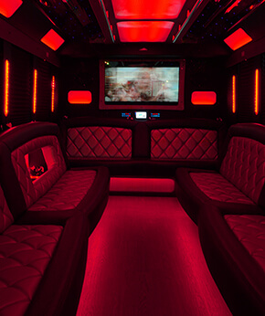 Limo bus rental in Cincinnati